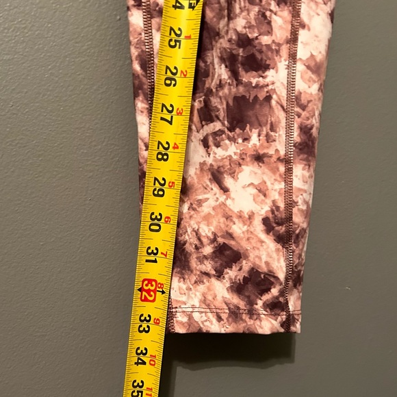 NWT Calvin Klein Sz XL Marble Compression High Waist 7/8 Tights Leggings! - Picture 10 of 13